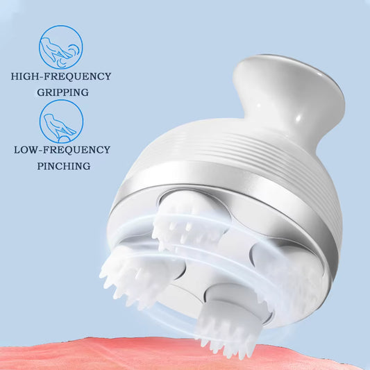 Electrical and waterproof scalp massager